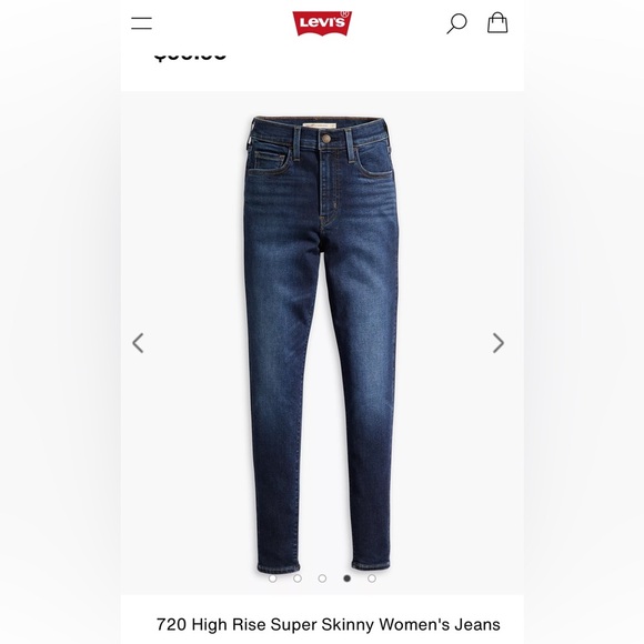 720 Levi’s High Rise Super Skinny Women's Jeans - Picture 1 of 12
